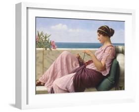 A Souvenir, 1920-John William Godward-Framed Giclee Print