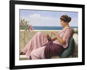 A Souvenir, 1920-John William Godward-Framed Giclee Print