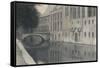 A Souvenir of Flanders (A Canal) 1904-Fernand Khnopff-Framed Stretched Canvas