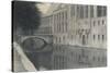 A Souvenir of Flanders (A Canal) 1904-Fernand Khnopff-Stretched Canvas