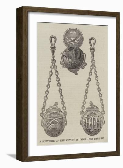 A Souvenir of the Mutiny in India-null-Framed Giclee Print