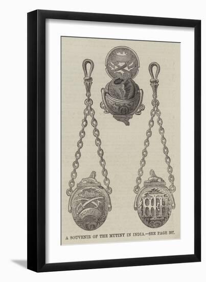 A Souvenir of the Mutiny in India-null-Framed Giclee Print