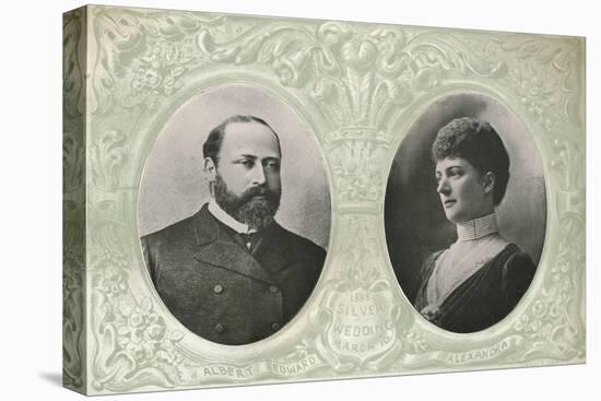 A souvenir of the Silver Wedding of King Edward VII and Queen Alexandra, 1888 (1911)-Lafayette-Stretched Canvas