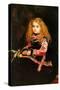 A Souvenir of Velasquez - a Little Girl with a Lemon Sprig-John Everett Millais-Stretched Canvas