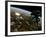 A Space Station Orbits a Terrestrial Planet That Has Been Hit by an Asteroid-Stocktrek Images-Framed Photographic Print