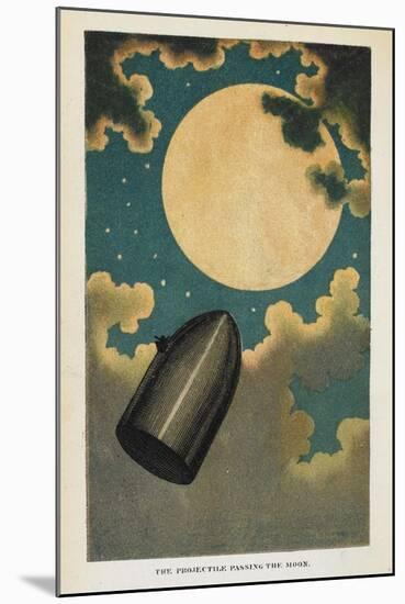 a Spaceship-Jules Verne-Mounted Giclee Print