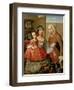 A Spaniard, His Mexican Indian Wife and Child, from a Series on Mixed Race Marriages in Mexico-Miguel Cabrera-Framed Giclee Print