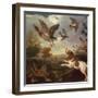 A Spaniel Flushing Mallard-Francis Barlow-Framed Giclee Print