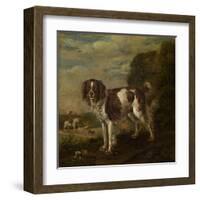 A Spaniel-Paulus Potter-Framed Art Print