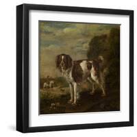 A Spaniel-Paulus Potter-Framed Art Print