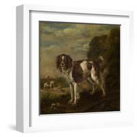 A Spaniel-Paulus Potter-Framed Art Print