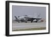 A Spanish Air Force Ef-18A Aircraft Ready for Take-Off at Konya Air Base, Turkey-Stocktrek Images-Framed Photographic Print