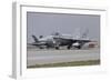 A Spanish Air Force Ef-18A Aircraft Ready for Take-Off at Konya Air Base, Turkey-Stocktrek Images-Framed Photographic Print