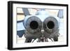 A Spanish Air Force Ef-18M Hornet Close-Up on its Engines Exhausts-Stocktrek Images-Framed Photographic Print