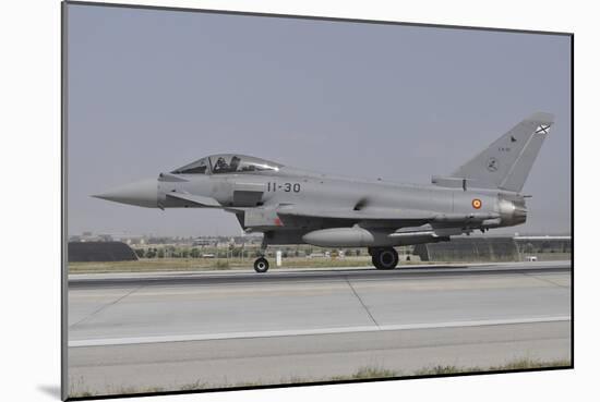 A Spanish Air Force Eurofighter Typhoon 2000 at Konya Air Base, Turkey-Stocktrek Images-Mounted Photographic Print