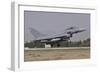 A Spanish Air Force Eurofighter Typhoon 2000 Landing at Konya Air Base-Stocktrek Images-Framed Photographic Print