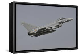 A Spanish Air Force Eurofighter Typhoon 2000 Taking Off-Stocktrek Images-Framed Stretched Canvas