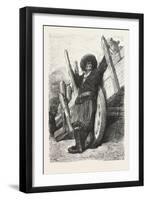 A Spanish Chestnut Merchant and Native Cart, Spain, 1876-null-Framed Giclee Print