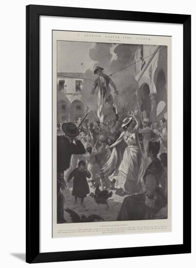 A Spanish Easter-Tide Custom-G.S. Amato-Framed Giclee Print