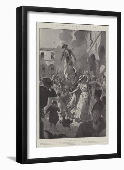 A Spanish Easter-Tide Custom-G.S. Amato-Framed Giclee Print