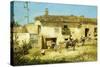 A Spanish Farm-Jose Benlliure Y Gil-Stretched Canvas