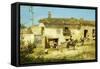 A Spanish Farm-Jose Benlliure Y Gil-Framed Stretched Canvas