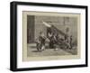 A Spanish Flowerstall-Frank W. W. Topham-Framed Giclee Print