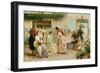 A Spanish Fortuneteller Reading the Palm of a Woman-E Novelli-Framed Giclee Print