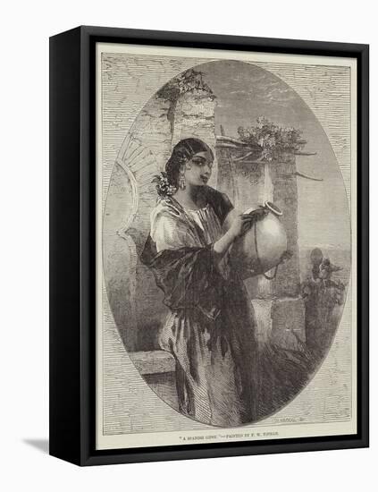 A Spanish Gipsy-Francis William Topham-Framed Stretched Canvas