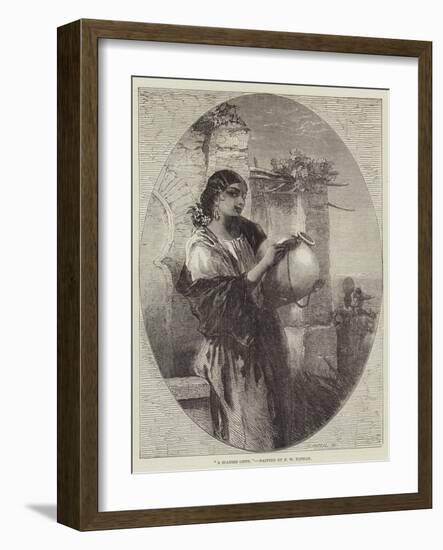 A Spanish Gipsy-Francis William Topham-Framed Premium Giclee Print