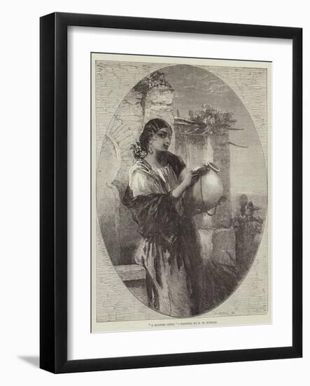 A Spanish Gipsy-Francis William Topham-Framed Premium Giclee Print