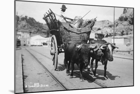 A Spanish Scene, 20th Century-null-Mounted Giclee Print