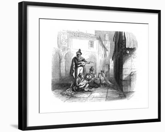 A Spanish Serenade, 1857-null-Framed Giclee Print