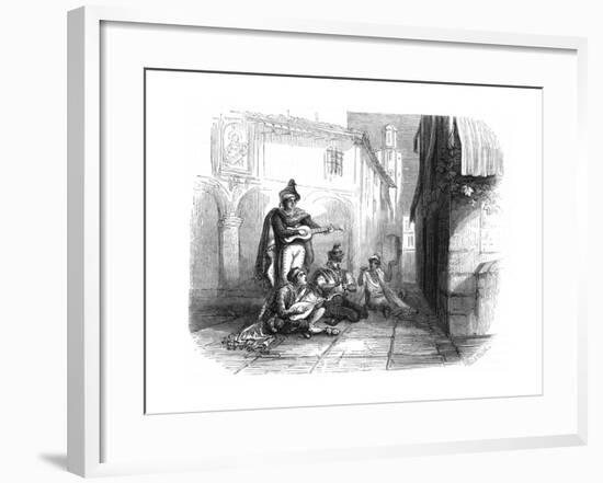 A Spanish Serenade, 1857-null-Framed Giclee Print