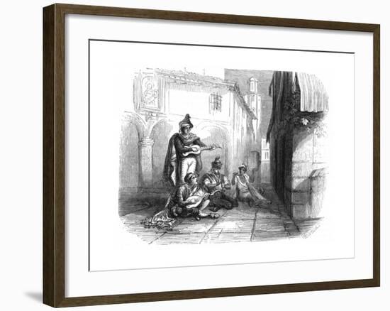 A Spanish Serenade, 1857-null-Framed Giclee Print