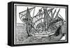 A Spanish Ship, 1496-Christopher Columbus-Framed Stretched Canvas
