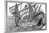 A Spanish Ship, 1496-Christopher Columbus-Mounted Giclee Print