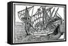 A Spanish Ship, 1496-Christopher Columbus-Framed Stretched Canvas