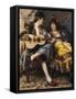 A Spanish Singer and His Lady-Arthur Alfred Burrington-Framed Stretched Canvas