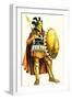 A Spartan Hoplite, or Heavy Armed Soldier-Andrew Howat-Framed Giclee Print