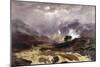 A Spate in the Highlands, 1866-Peter Graham-Mounted Premium Giclee Print