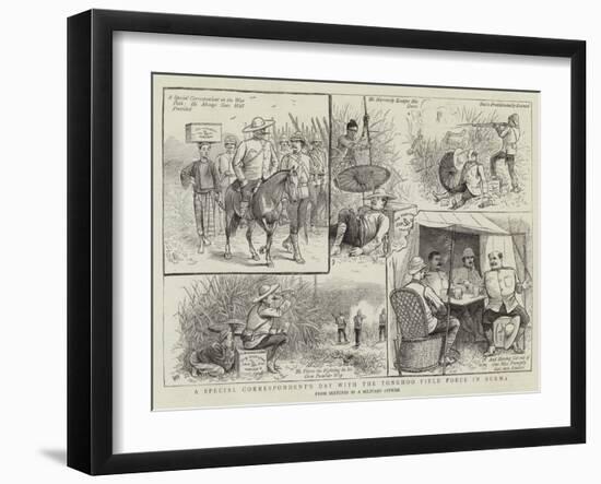 A Special Correspondent's Day with the Tonghoo Field Force in Burma-William Ralston-Framed Giclee Print