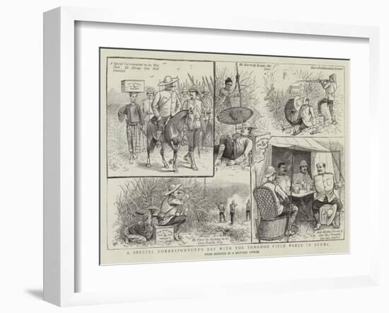 A Special Correspondent's Day with the Tonghoo Field Force in Burma-William Ralston-Framed Giclee Print