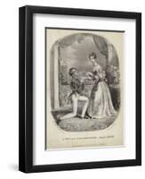 A Special Pleader Sueing or Half a Crown-null-Framed Giclee Print