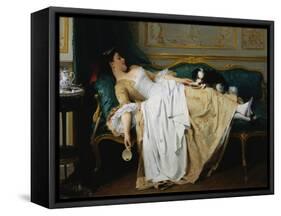 A Special Treat-Joseph Caraud-Framed Stretched Canvas