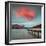 A Spectacular Lenticular Cloud, Lit by Rays of Rising Sun-Travellinglight-Framed Premium Photographic Print