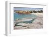 A Spectacular Male Ibiza Wall Lizard Sits Atop the Cliffs of Cala Saona, Formentera, Spain-Day's Edge Productions-Framed Photographic Print