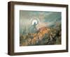 A Specter of Brocken, the Enlarged Shadow of an Object, Here a Mountaineer, Observed from a Mountai-null-Framed Giclee Print