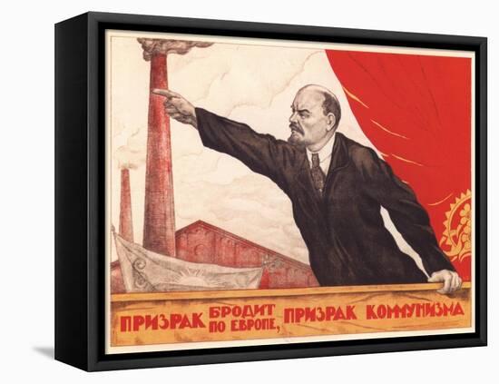 A Spectre Is Haunting Europe - the Spectre of Communism-V. Shcherbakov-Framed Stretched Canvas