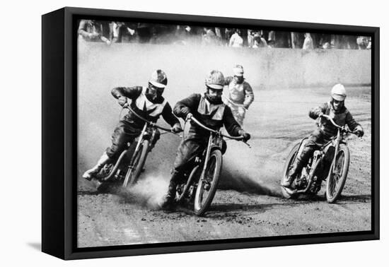 A Speedway Race-null-Framed Stretched Canvas